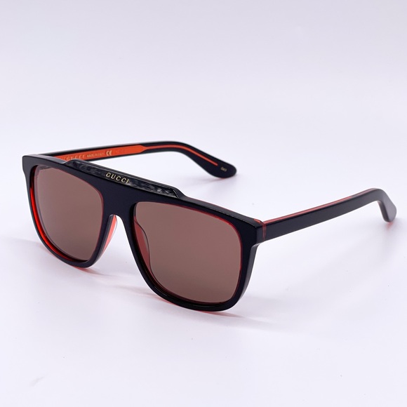 NEW GUCCI GG1039S 003 BLACK RED SUNGLASSES GUCCI - Picture 5 of 14